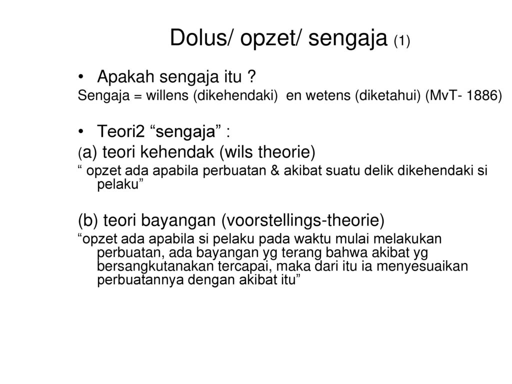 KESALAHAN Pengertian 1 Telah Melakukan 2 Dapat Dipersalahkan Ppt